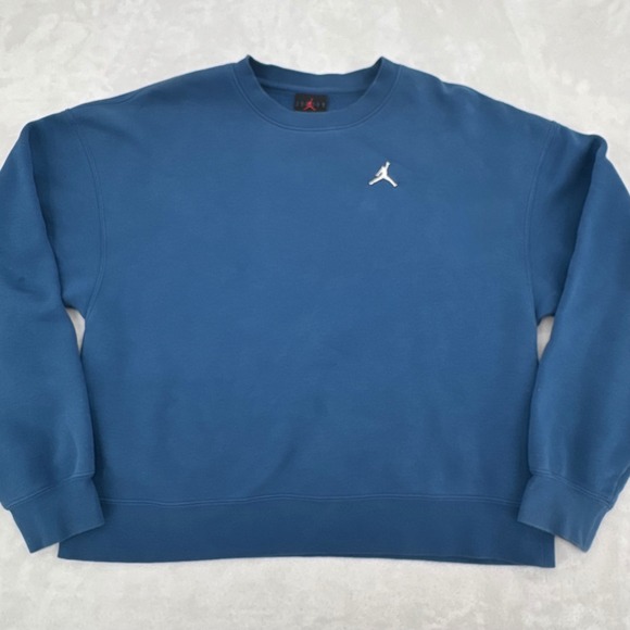 Jordan Other - Nike Jordan Kids Loose Fit Crewneck Sweatshirt Jumpman Logo Fleece Pullover XS